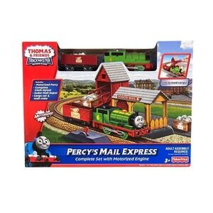 Thomas Friends Trackmaster Percy Mail Express Complete Set Motorized
